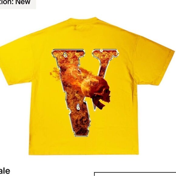 New Juice Wrld X VLONE Inferno Tee - Picture 1 of 8